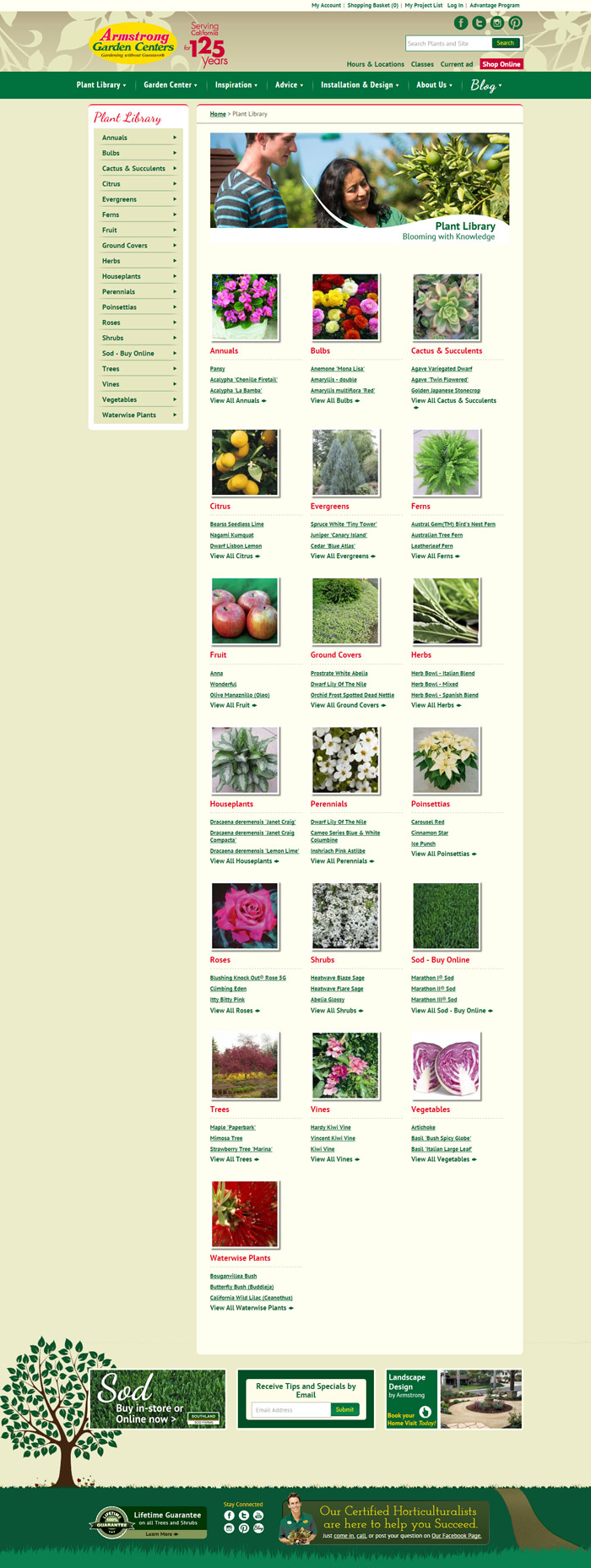 Armstrong Garden Centers Plant Database