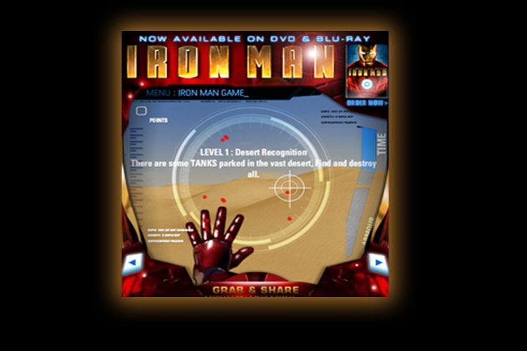 Iron Man: Widget, Social App and Game