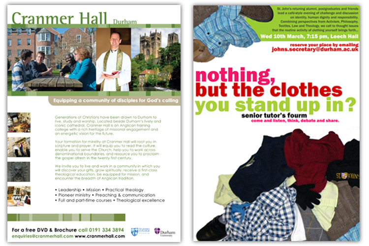 St. John's College Graphic Design Work