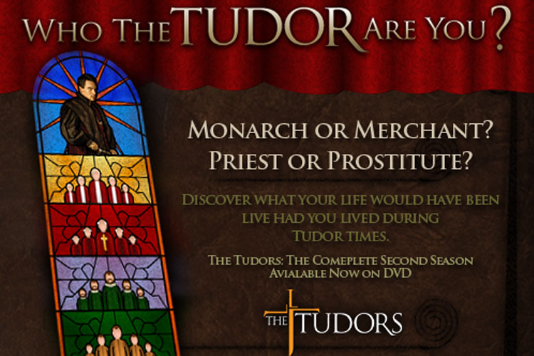 Who the Tudor are You? Website