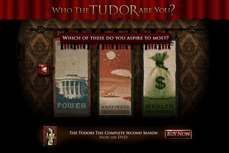 Who the Tudor are You? Website